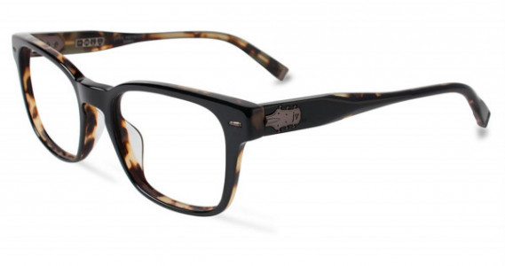 John Varvatos V363 UF Eyeglasses, Black/Tortoise