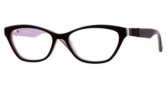Karen Kane Ginseng Eyeglasses, Burgundy/Pink