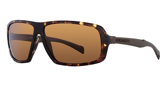 Serengeti Eyewear Alassio Sunglasses, Satin Dark Tortoise (Polarized Drivers)