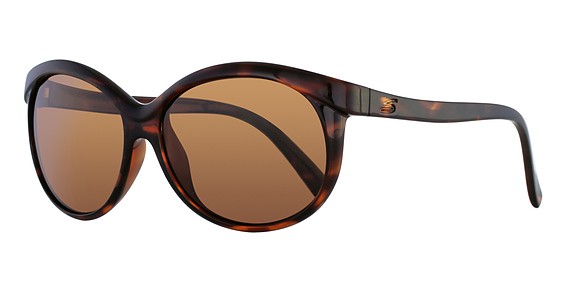 Serengeti Eyewear Caterina Sunglasses, Shiny Dark Tortoise (Polarized Drivers)