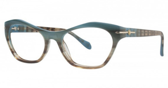 MaxStudio.com Leon Max 4009 Eyeglasses, 245 Teal/Brn Fade