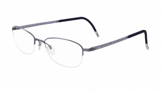 Silhouette Illusion Nylor 4453 Eyeglasses, 6054 Violet / Violet-Grey
