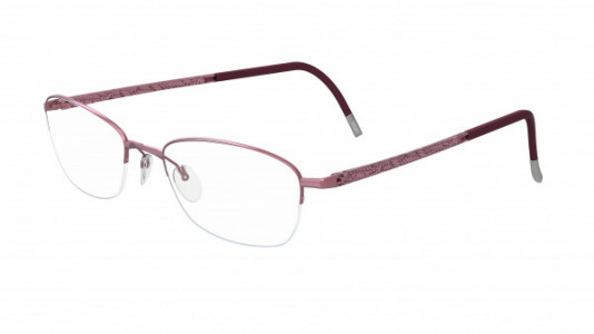 Silhouette Illusion Nylor 4453 Eyeglasses, 6055 Rose / Rose-Purple
