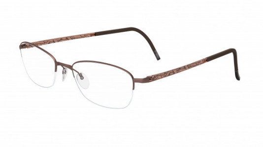 Silhouette Illusion Nylor 4453 Eyeglasses, 6057 Brown / Apricot-Brown
