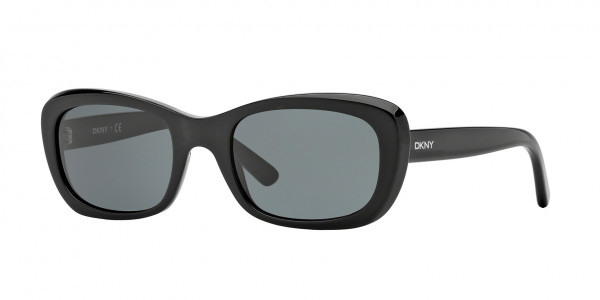 DKNY DY4118 Sunglasses, 300187 BLACK (BLACK)