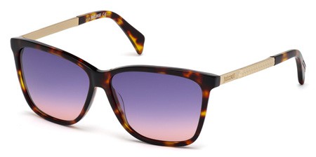 Just Cavalli JC652S Sunglasses, 53W - Blonde Havana / Gradient Blue