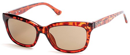 Candie's Eyes CA-1001 (CA1001) Sunglasses, 52F - Dark Havana / Gradient Brown