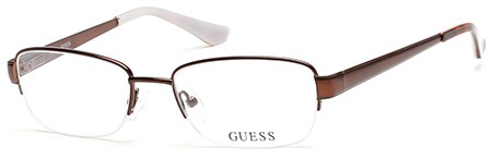 Guess GU-2514 Eyeglasses, 049 - Matte Dark Brown