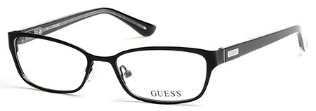 Guess GU-2515 Eyeglasses, 002 - Matte Black