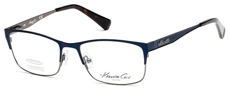 Kenneth Cole New York KC-0227 Eyeglasses, 091 - Matte Blue