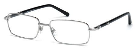 Montblanc MB-0475 Eyeglasses, 016 - Shiny Palladium