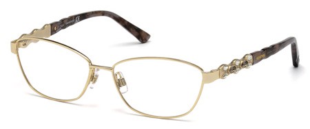 Swarovski FATIMA Eyeglasses, 32A - Gold / Smoke
