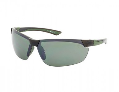 Timberland TB-9069 Sunglasses, 96R - Shiny Dark Green / Green Polarized