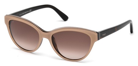 Tod's TO-0129 Sunglasses, 74T - Pink /other / Gradient Bordeaux