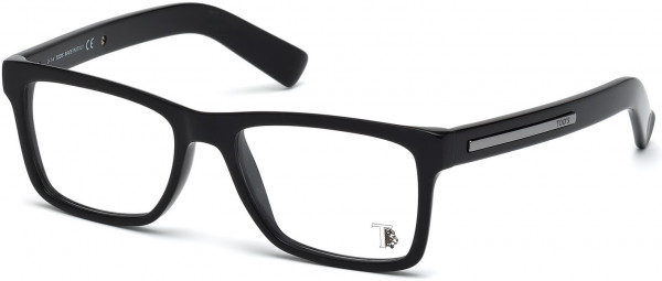 Tod's TO5126 Eyeglasses, 001 - Shiny Black