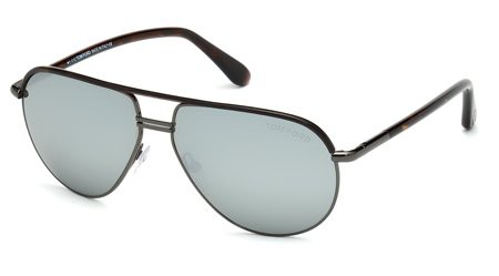 Tom Ford COLE Sunglasses, 52F - Dark Havana / Gradient Brown