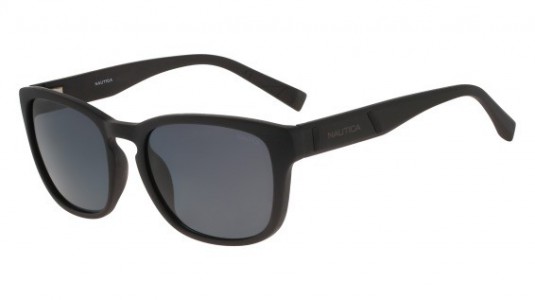 Nautica N6196S Sunglasses, 005 MATTE BLACK