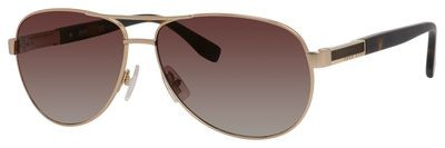 HUGO BOSS Black Boss 0705/P/S Sunglasses, 05RL(LA) Semi Matte Light Gold