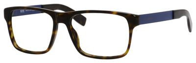 HUGO BOSS Orange hg 0203 Eyeglasses, 0IPR(00) HAVANA BLUE