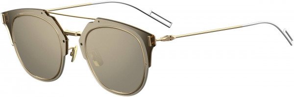 Dior Homme DIORCOMPOSIT 1_0 Sunglasses, 0J5G Gold