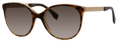 Fendi Fendi 0078/S Sunglasses, 0DVO(HA) Havana Pearl Honey Rose Gold