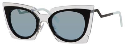 Fendi Fendi 0117/S Sunglasses, 0IBZ(3J) Crystal Black