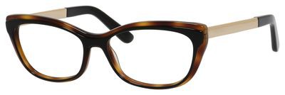 Jimmy Choo Safilo Jc 126 Eyeglasses, 0244(00) Black Dark Tortoise