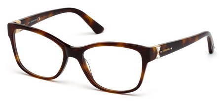 Swarovski ERICA Eyeglasses, 052 - Dark Havana