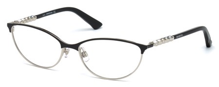 Swarovski FIONA Eyeglasses, 001 - Shiny Black