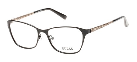Guess GU-2502 (GU2502) Eyeglasses, 002 - Matte Black