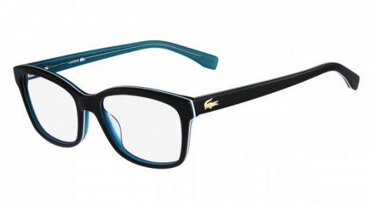 Lacoste L2745 Eyeglasses, (001) BLACK/PETROL