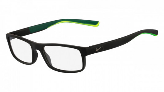 Nike NIKE 7090 Eyeglasses, (010) MATTE BLACK/MATTE CRYSTAL VOLT