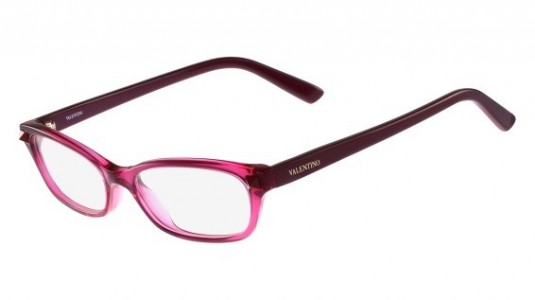 Valentino V2695 Eyeglasses, (681) TRANSPARENT CYCLAMINE
