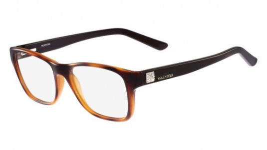 Valentino V2696R Eyeglasses, (725) BLONDE HAVANA