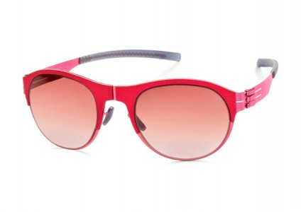 ic! berlin 67 NixenstraBe Sunglasses, Electric-Magenta-Red / Cherry to Snow