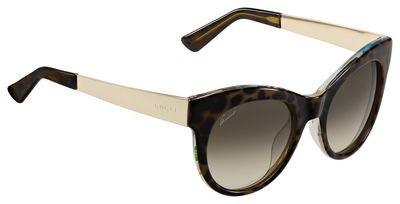 Gucci Gucci 3740/S Sunglasses, 02EZ(HA) Havana Floral Gold