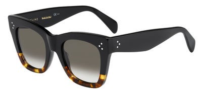 Celine Celine 41090/S Sunglasses, 0FU5(Z3) Black Havana Tortoise
