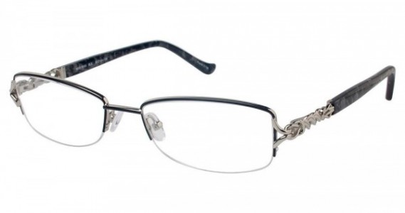 Tura R533 Eyeglasses, Black/Silver (BLK)