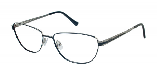 Tura R911 Eyeglasses, Black/Silver (BLK)