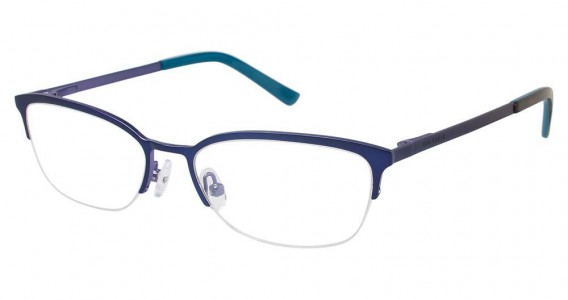 Ted Baker B235 Eyeglasses, Navy Lilac (NAV)