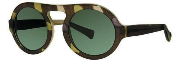 Vera Wang MARTINE Eyeglasses, Olive Mosaic