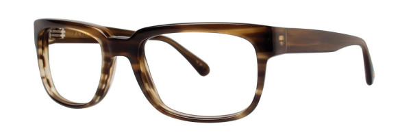 Zac Posen Tech Eyeglasses, Olive Horn