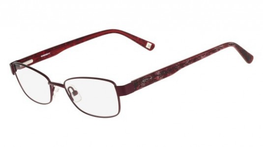 Marchon M-MERCURY Eyeglasses, (604) BURGUNDY
