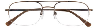 ClearVision WALTER N Eyeglasses, Gold Antique
