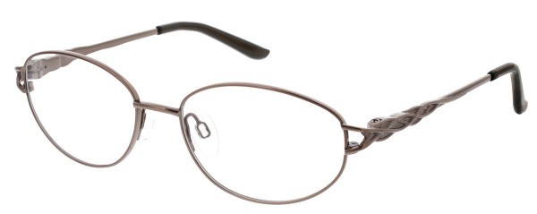 Puriti Titanium W12 Eyeglasses, Brown