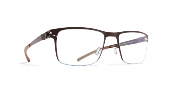 Mykita ROB Eyeglasses, B9 DARK BROWN/PETROL BLUE