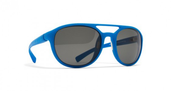 Mykita Mylon MERCURY Sunglasses, MD10 MALIBU BLUE - LENS: GREY POLARISED