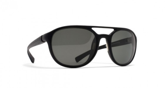 Mykita Mylon MERCURY Sunglasses, MD1 PITCH BLACK - LENS: GREY POLARISED