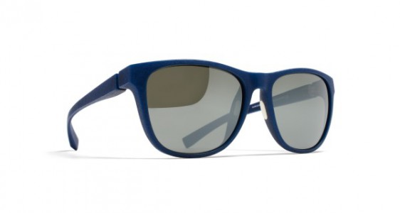 Mykita Mylon PINA Sunglasses, MD18 NIGHT BLUE - LENS: COAL FLASH