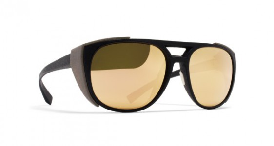 Mykita Mylon SYLVAIN Sunglasses, MM7 GREY/BLACK - LENS: GREY SOLID POLARISED